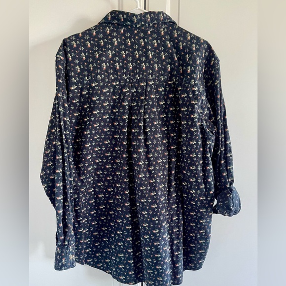 Krazy Kat Corduroy Button Front Shirt 1X - Picture 4 of 4